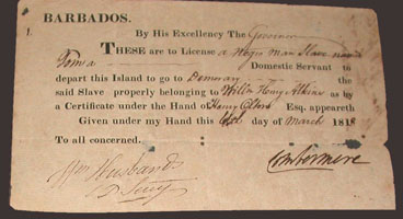 from The Caribbean Slave Trade Archives