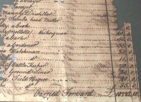 Time Ravaged Slave Register - from The Caribbean Slave Trade Archives